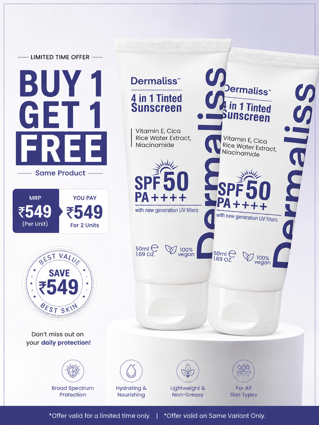 BUY 1 GET 1 FREE