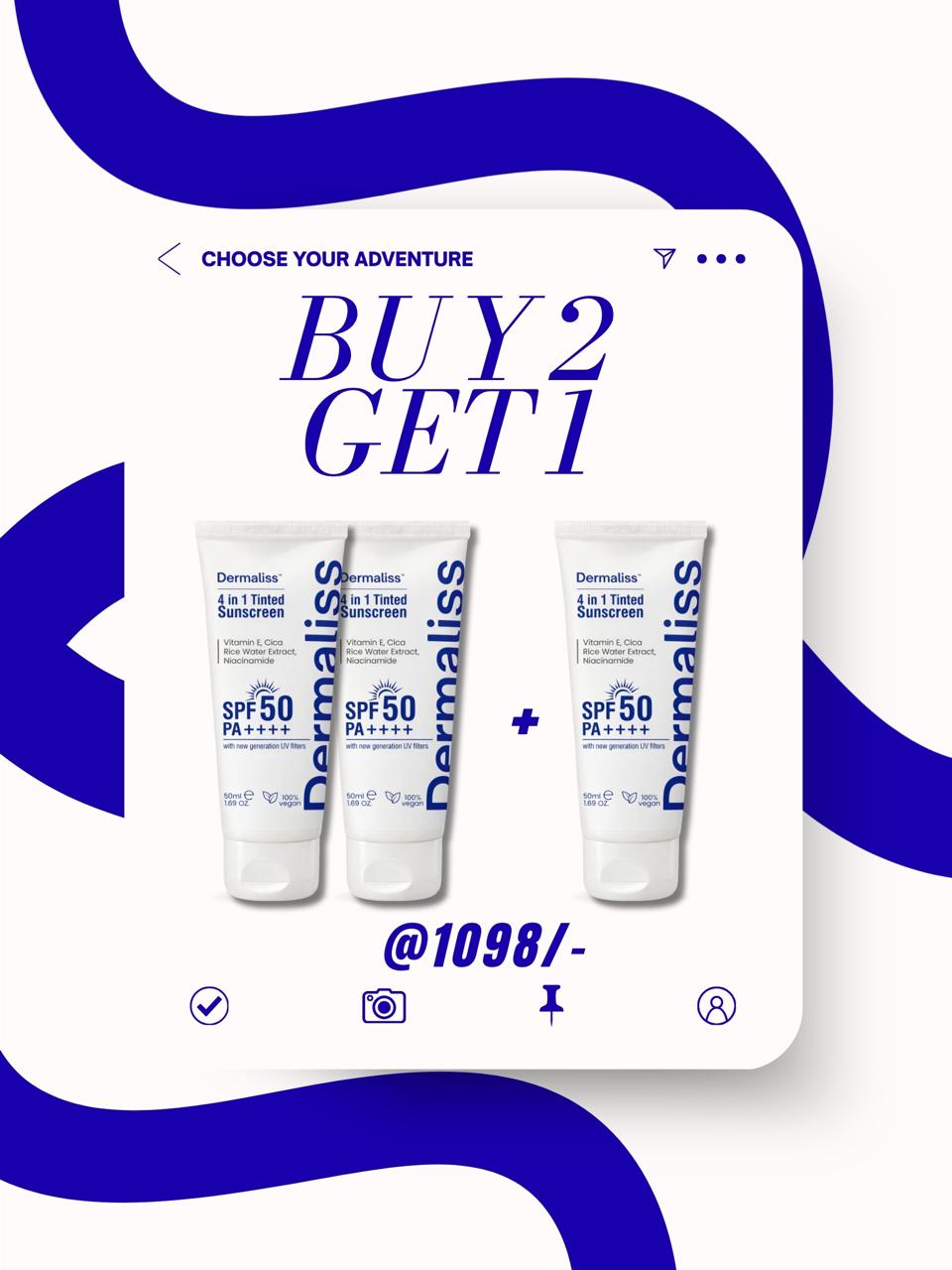 BUY 2 GET 1